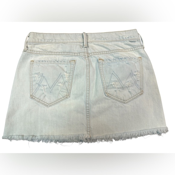 MOTHER The Big Mini A-Line Skirt in Get Blondie Size 26 - Picture 2 of 8